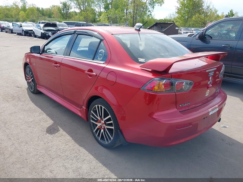 Vin: ja32u8fw2gu000459, lot: 45567788, mitsubishi lancer gt 20163