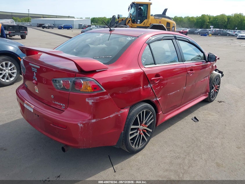 Vin: ja32u8fw2gu000459, lot: 45567788, mitsubishi lancer gt 20164