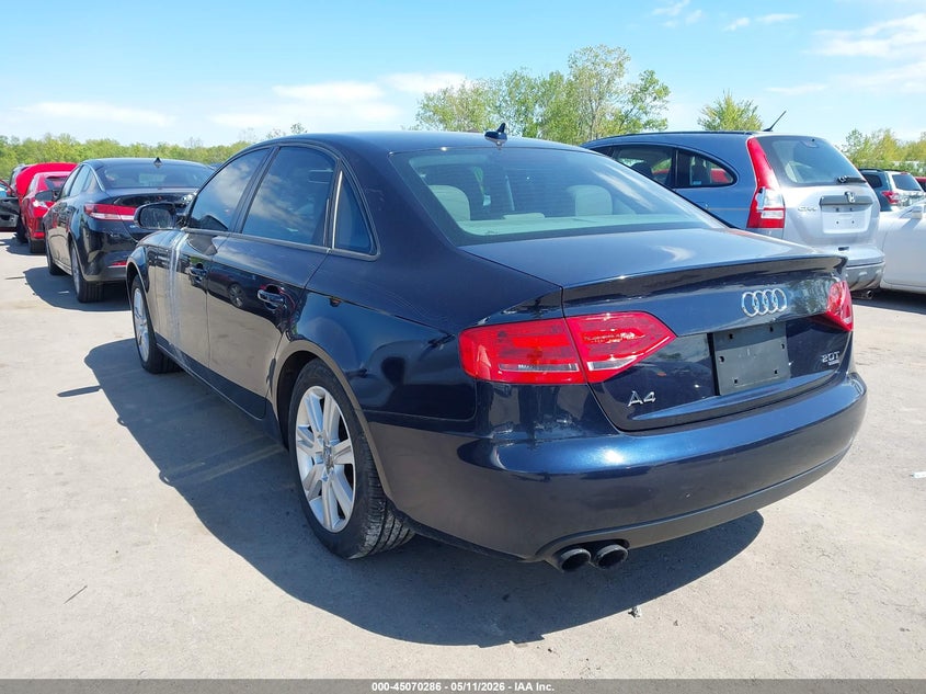 Vin: waubfafl2bn009056, lot: 45567840, audi a4 2.0t premium 20113