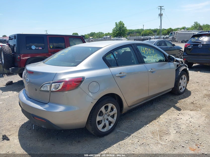Vin: jm1bl1ug0b1378006, lot: 45567863, mazda mazda3 i sport 20114