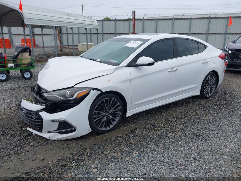 2018 Hyundai Elantra Sport KMHD04LB4JU552967 photo 1