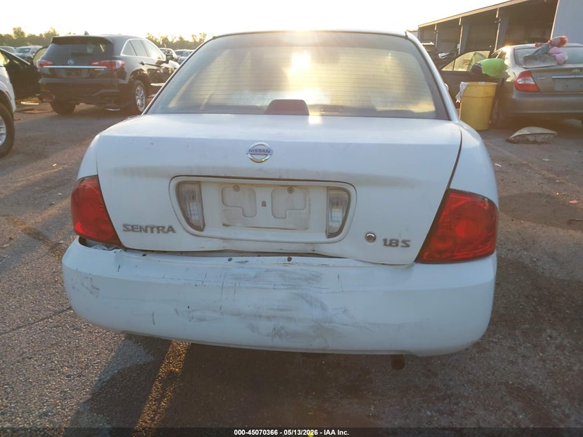 2004 Nissan Sentra 1.8S VIN: 3N1CB51D44L875826 Lot: 45070366
