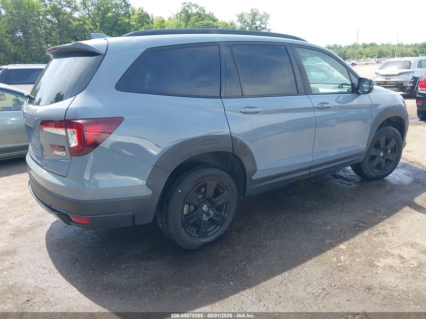 Vin: 5fnyf6h81nb048596, lot: 45567939, honda pilot awd trailsport 20224
