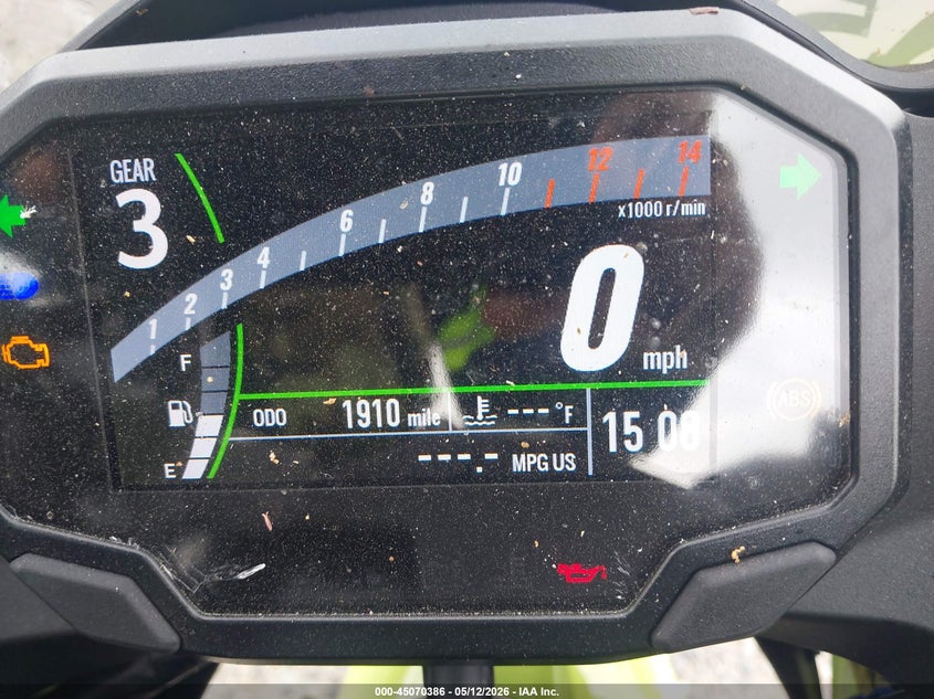 2026 Kawasaki Ex500 A/B VIN: ML5EXGJ10TDA80668 Lot: 45070386
