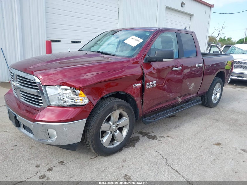 Vin: 1c6rr7gt1hs759351, lot: 45567953, ram 1500 big horn  4x4 6'4 box 20172
