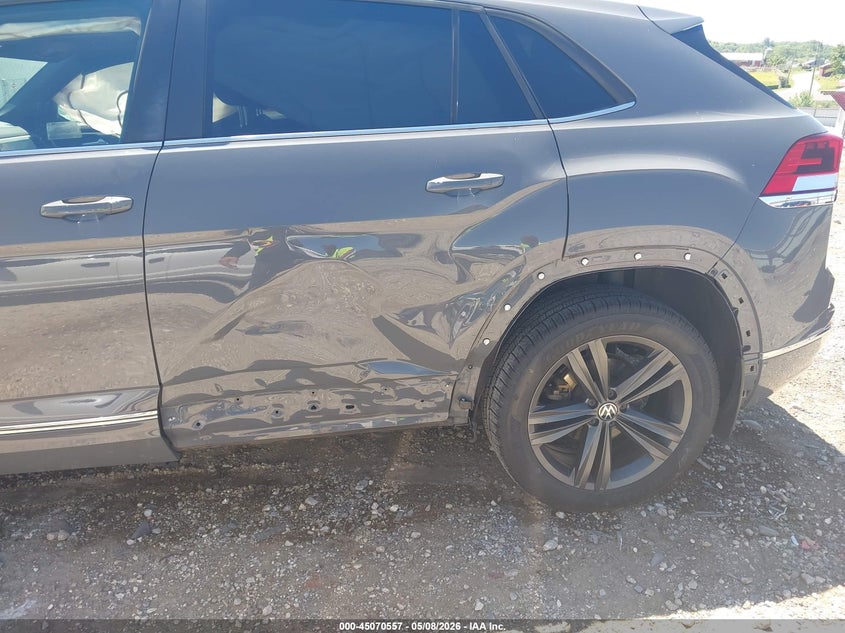 2021 Volkswagen Atlas Cross Sport 3.6L V6 Se W/Technology R-Line VIN: 1V2PE2CA7MC218875 Lot: 45070557