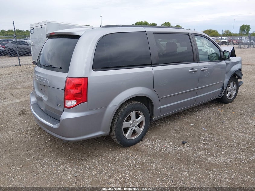 Vin: 2c4rdgcg0dr545334, lot: 45568148, dodge grand caravan sxt 20134
