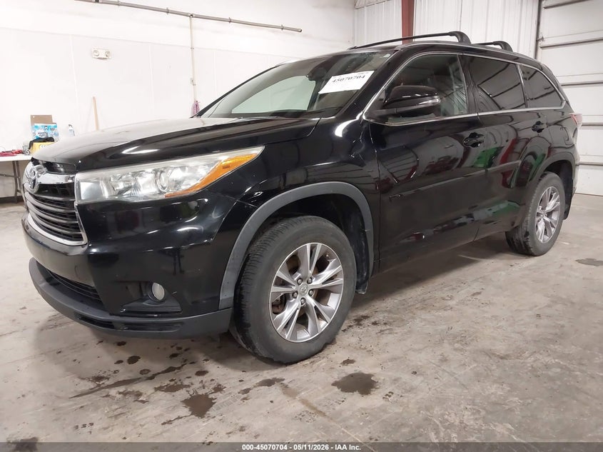 2015 Toyota Highlander Xle V6 5TDKKRFH9FS102276 photo 1