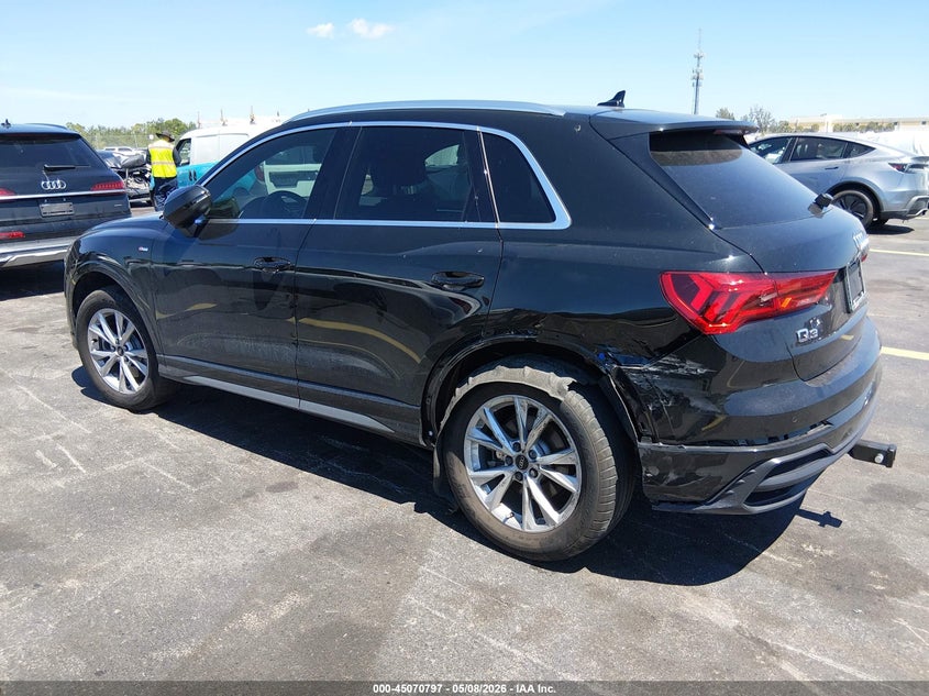 Vin: wa1eecf37n1082086, lot: 45568351, audi q3 premium plus 45 tfsi s line quattro tiptronic 20223
