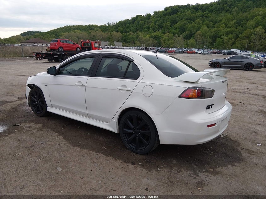Vin: ja32u8fw6fu021667, lot: 45568435, mitsubishi lancer gt 20153