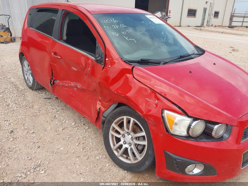 2013 CHEVROLET SONIC HATCHBACK 1.8L I-4 DOHC, VVT, 138HP