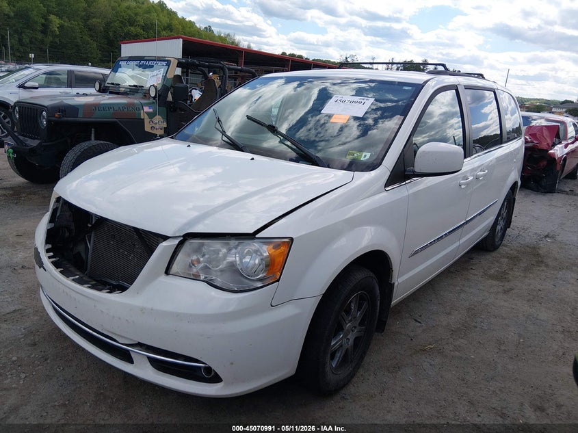 Vin: 2a4rr5dgxbr771246, lot: 45568545, chrysler town & country touring 20112