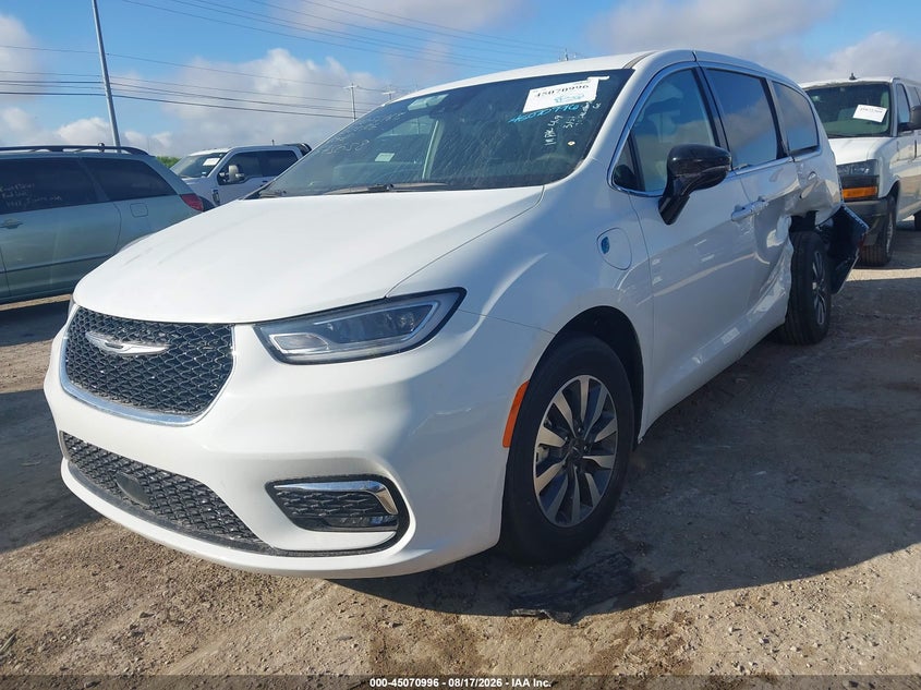 Vin: 2c4rc1s72sr575658, lot: 45568550, chrysler pacifica hybrid select 20252