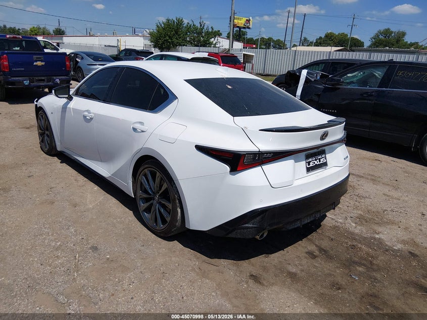 Vin: jthgz1b22r5077198, lot: 45568552, lexus is 350 f sport 20243