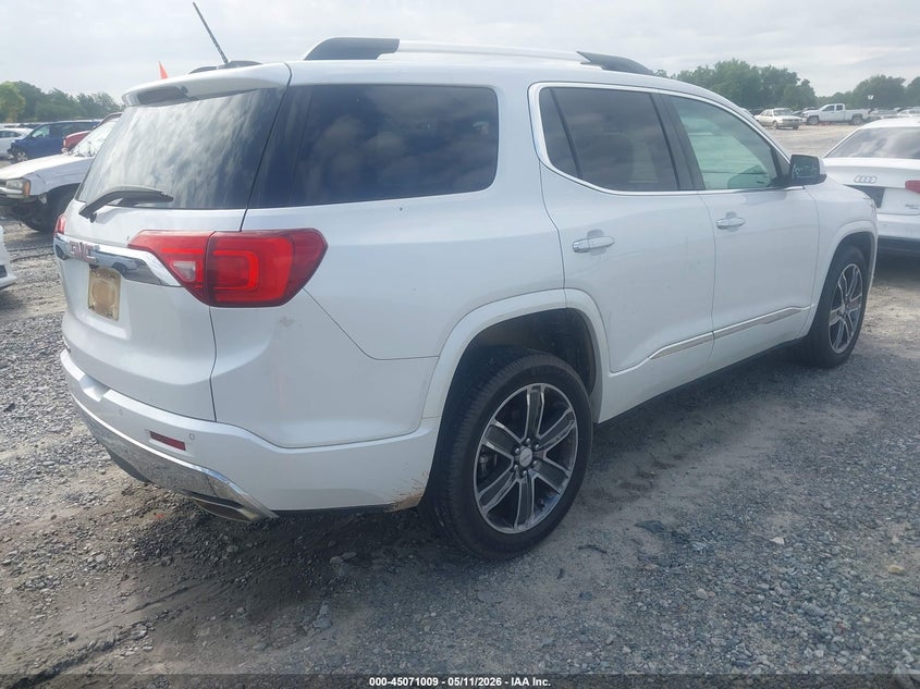 Vin: 1gkknpls4hz166307, lot: 45568563, gmc acadia denali 20174