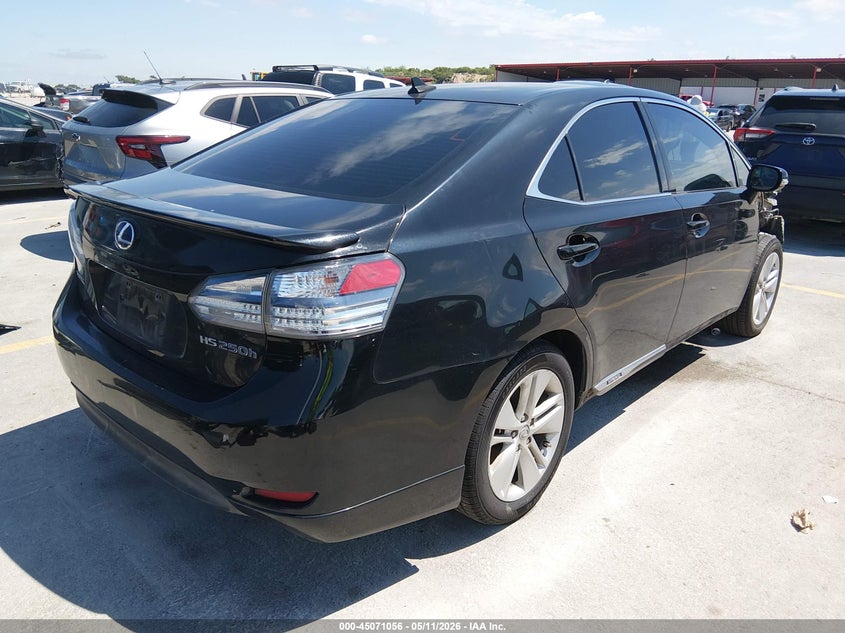Vin: jthbb1baxb2043359, lot: 45568610, lexus hs 250h 20114