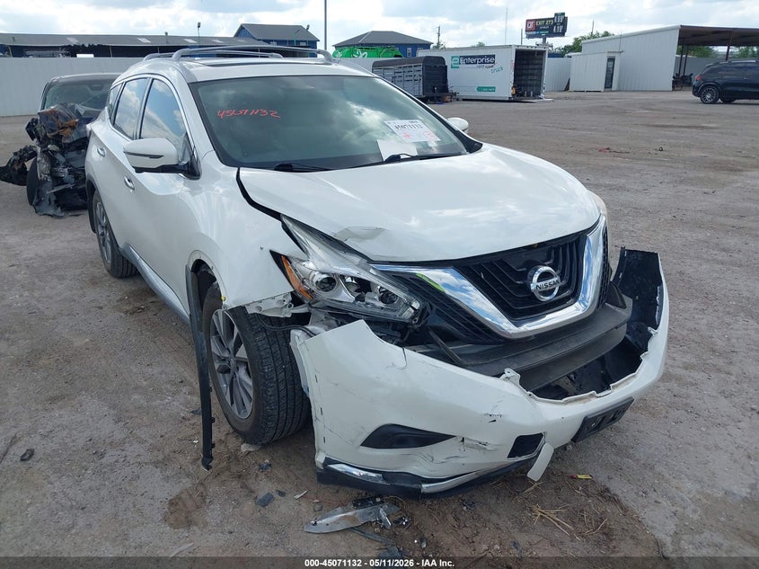 Vin: 5n1az2mg6hn161668, lot: 45568686, nissan murano sl 2017 img_1