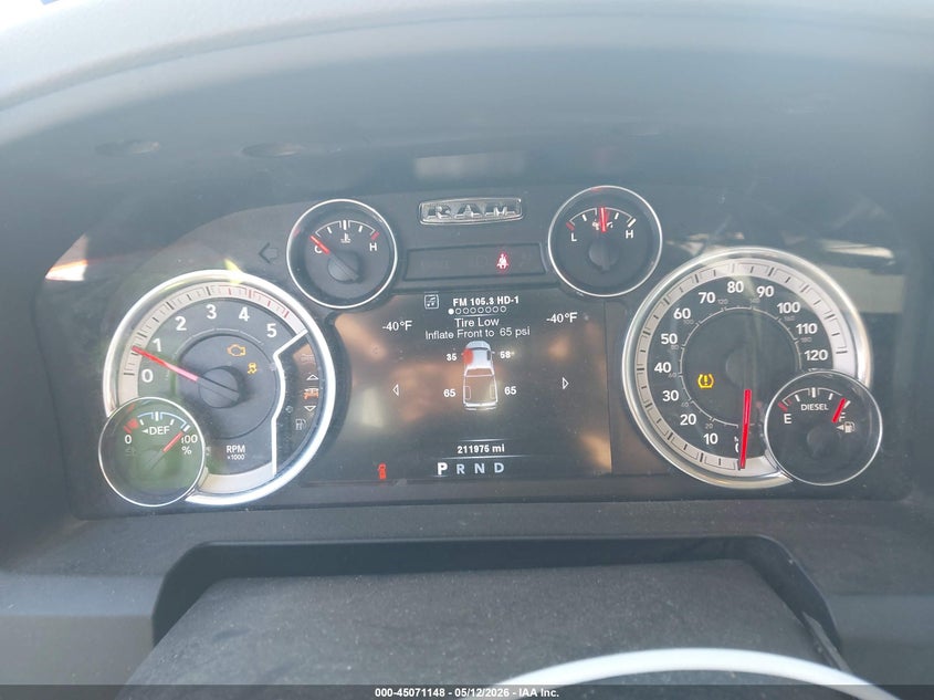 2014 RAM 2500 TRUCK 6.7L I-6 DI, TURBO, 370HP