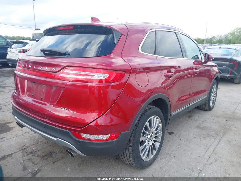 Vin: 5lmcj3d98hul55628, lot: 45568725, lincoln mkc reserve 20174