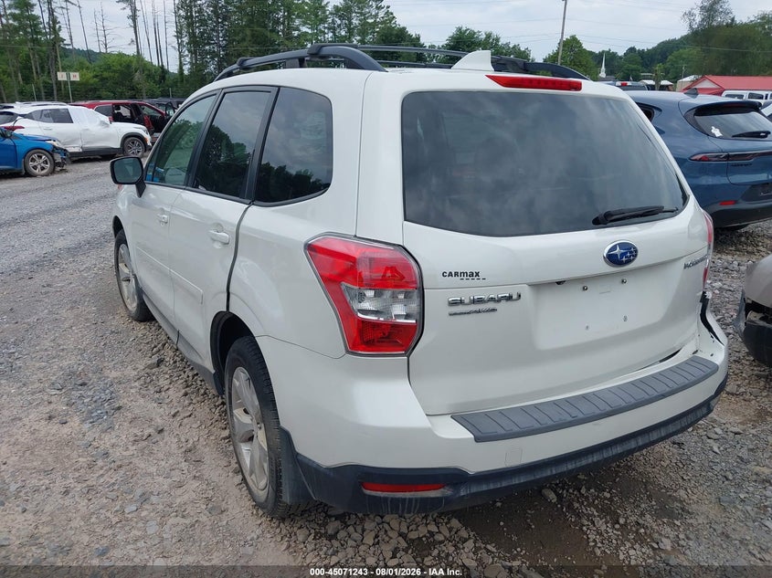 Vin: jf2sjadc1gh417320, lot: 45568796, subaru forester 2.5i premium 20163