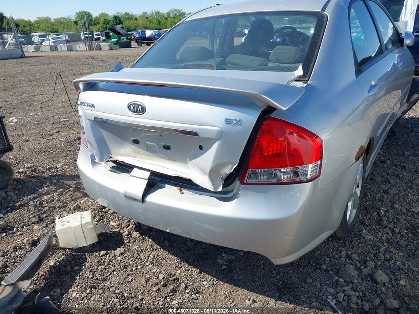 2008 Kia Spectra Sx VIN: KNAFE121985020833 Lot: 45071328