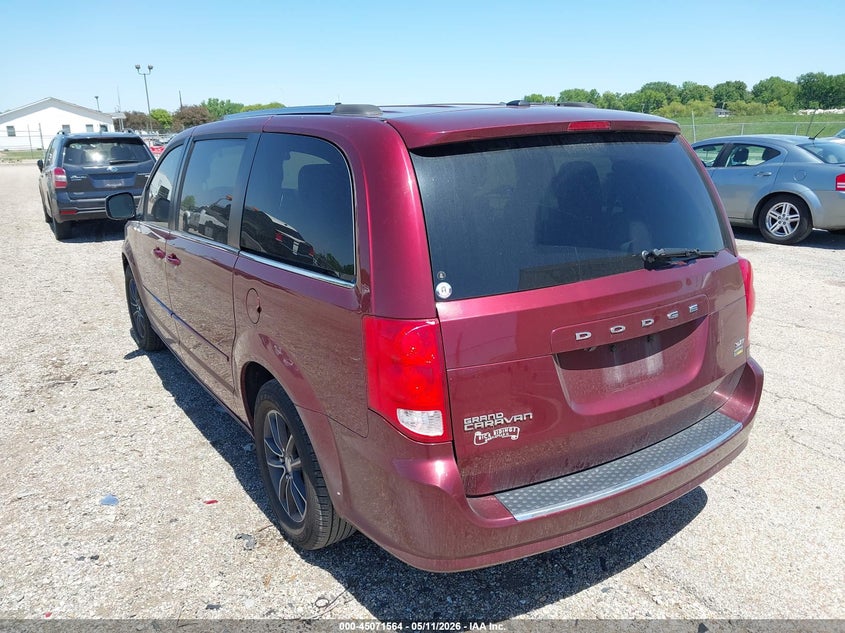Vin: 2c4rdgcg2hr773342, lot: 45569118, dodge grand caravan sxt 20173