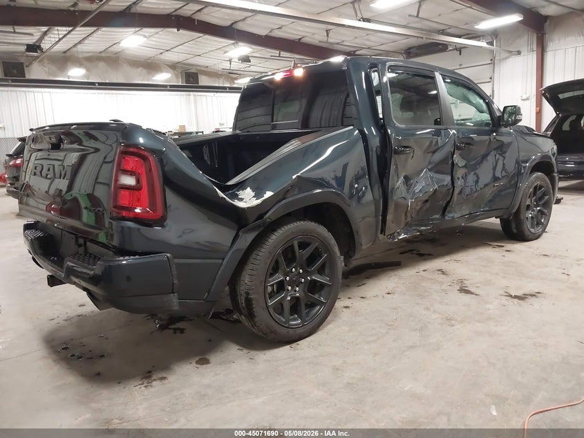 Vin: 1c6srfjp2tn196809, lot: 45569244, ram 1500 laramie  4x4 5'7 box 20264