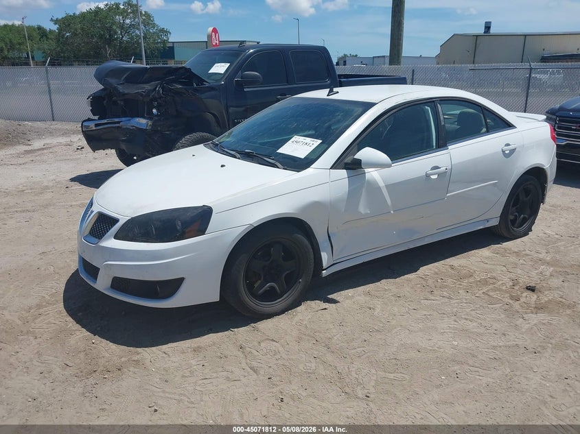 2010 PONTIAC G6 SEDAN 3.5L V-6 VVT, 221HP
