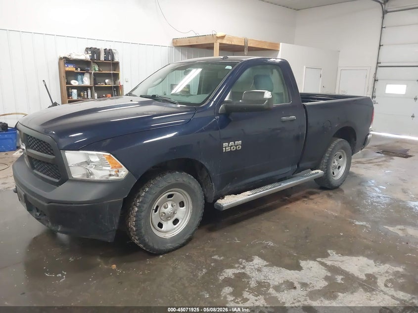 Vin: 3c6jr7ag7jg323688, lot: 45569479, ram 1500 tradesman  4x4 6'4 box 20182