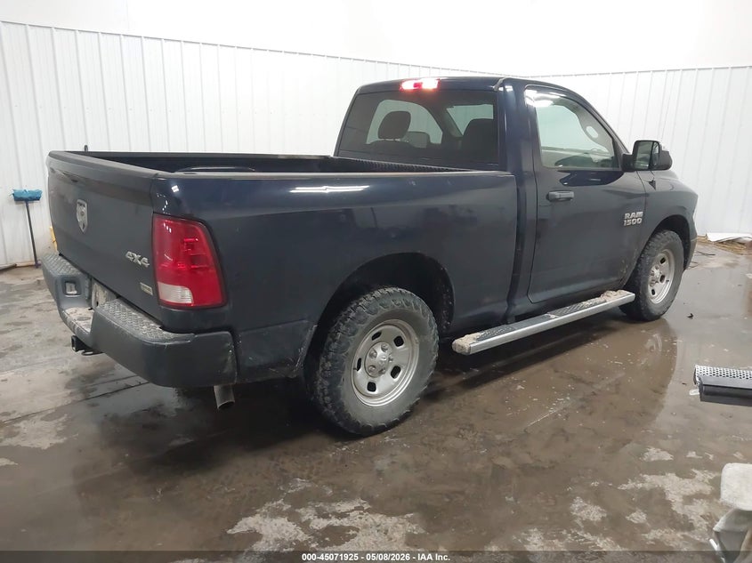 Vin: 3c6jr7ag7jg323688, lot: 45569479, ram 1500 tradesman  4x4 6'4 box 20184