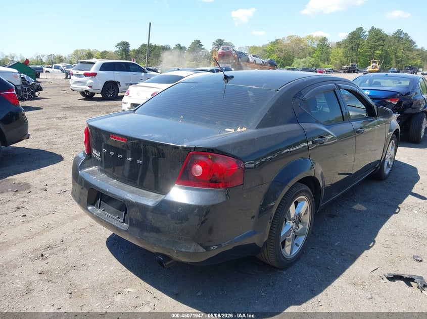 Vin: 1c3cdzab2cn266153, lot: 45569501, dodge avenger se 20124