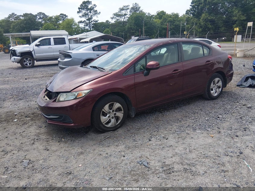 2013 Honda Civic Lx 19XFB2F57DE042956 photo 1