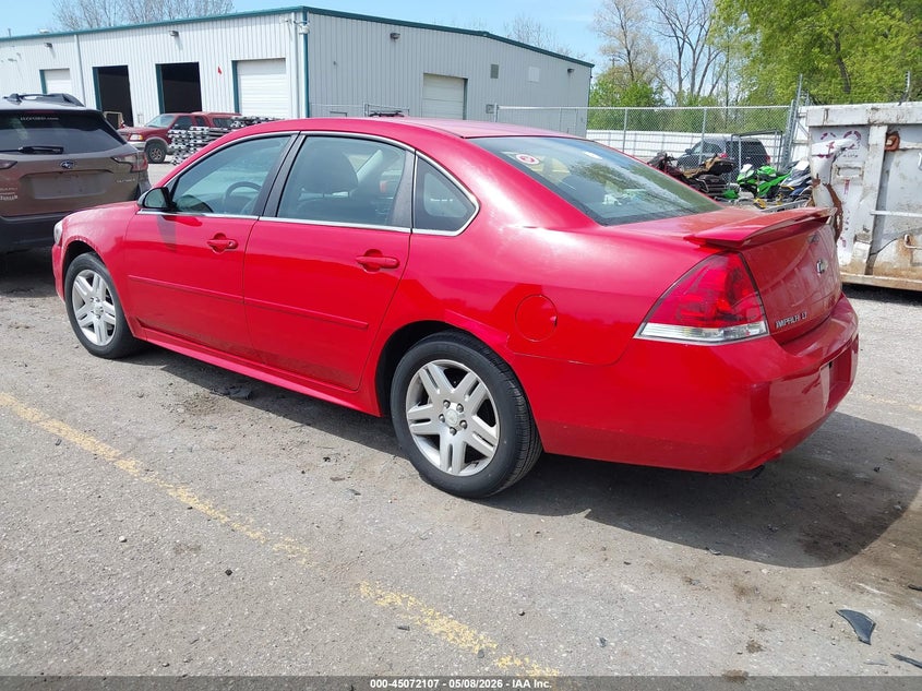 2012 Chevrolet Impala 3.6 Lt red Lot 111045072107 Vin 2G1WG5E38C1153359