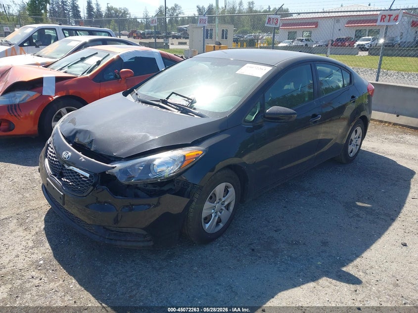 Vin: knafk4a67g5554449, lot: 45569817, kia forte lx 20162