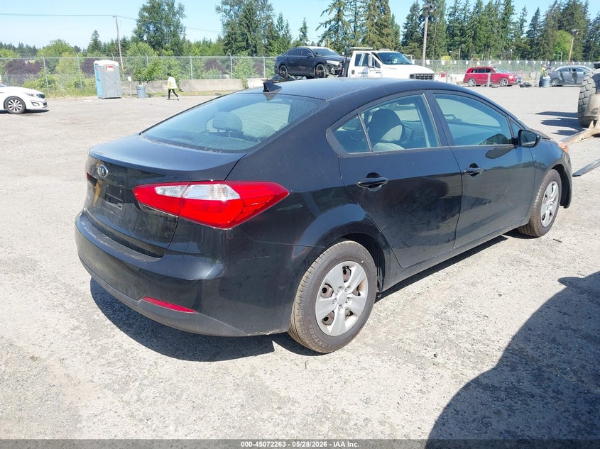 Vin: knafk4a67g5554449, lot: 45569817, kia forte lx 20164