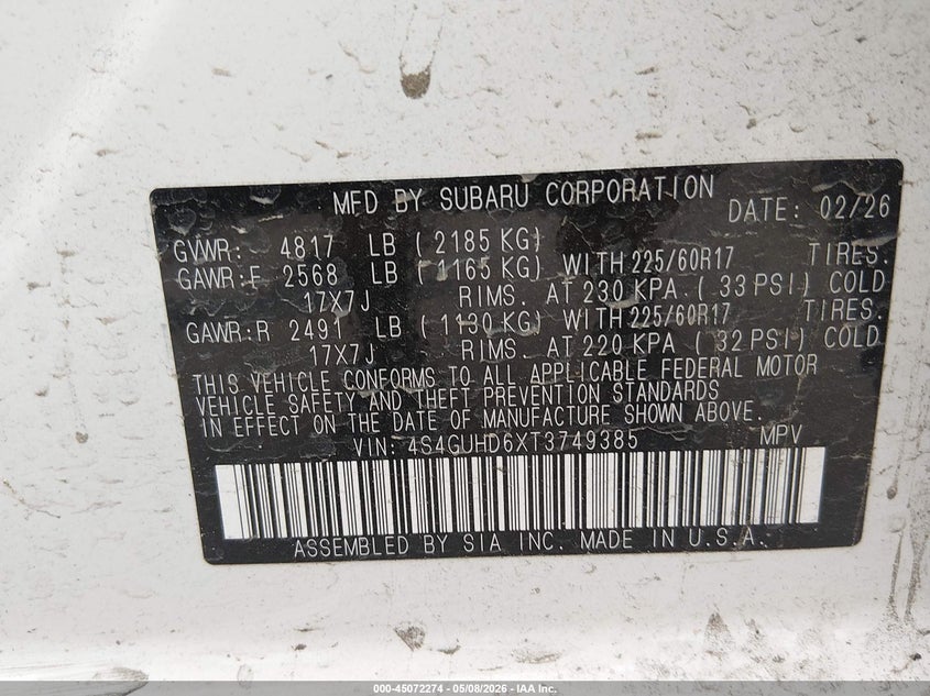 2026 SUBARU CROSSTREK PREMIUM — Photo 9