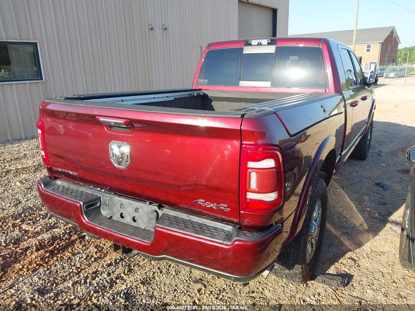 Vin: 3c6ur5tl5mg632043, lot: 45569835, ram 2500 limited  4x4 6'4 box 20214