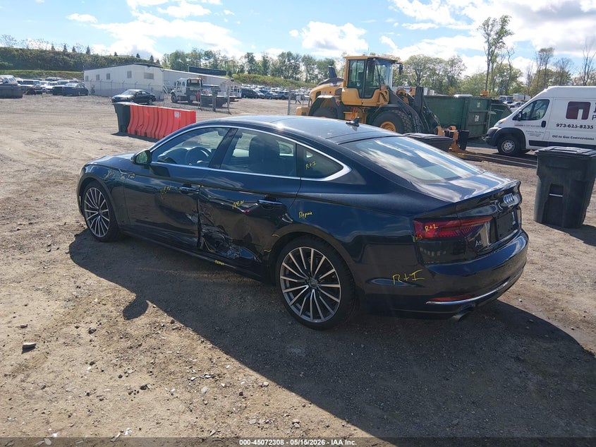 Vin: waubncf5xja072329, lot: 45569862, audi a5 2.0t premium 20183