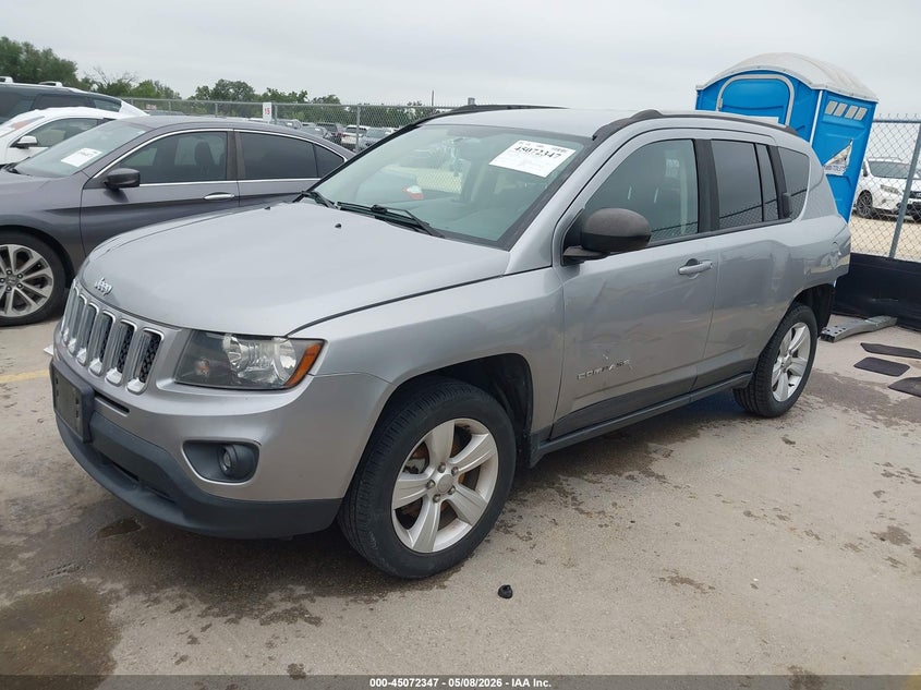 Vin: 1c4njcbaxgd742841, lot: 45569901, jeep compass sport 20162