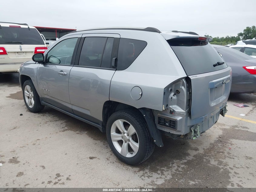 Vin: 1c4njcbaxgd742841, lot: 45569901, jeep compass sport 20163