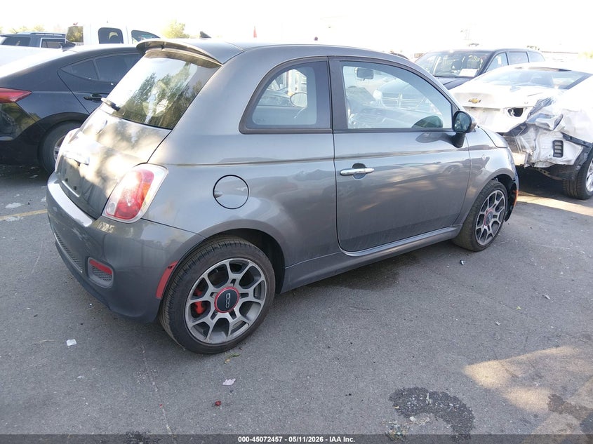 Vin: 3c3cffbr2dt738776, lot: 45570011, fiat 500 sport 20134