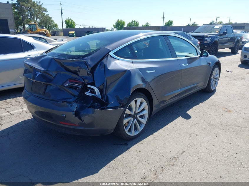 Vin: 5yj3e1ea8kf476054, lot: 45570028, tesla model 3 long range/mid range/standard range/standard range plus 20194