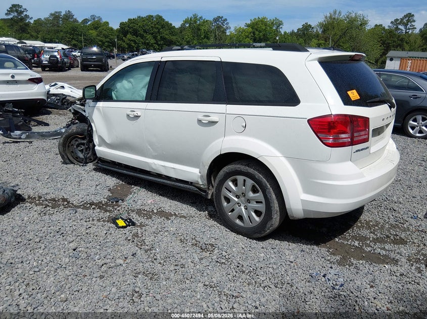 Vin: 3c4pdcab1jt310988, lot: 45570048, dodge journey se 20183