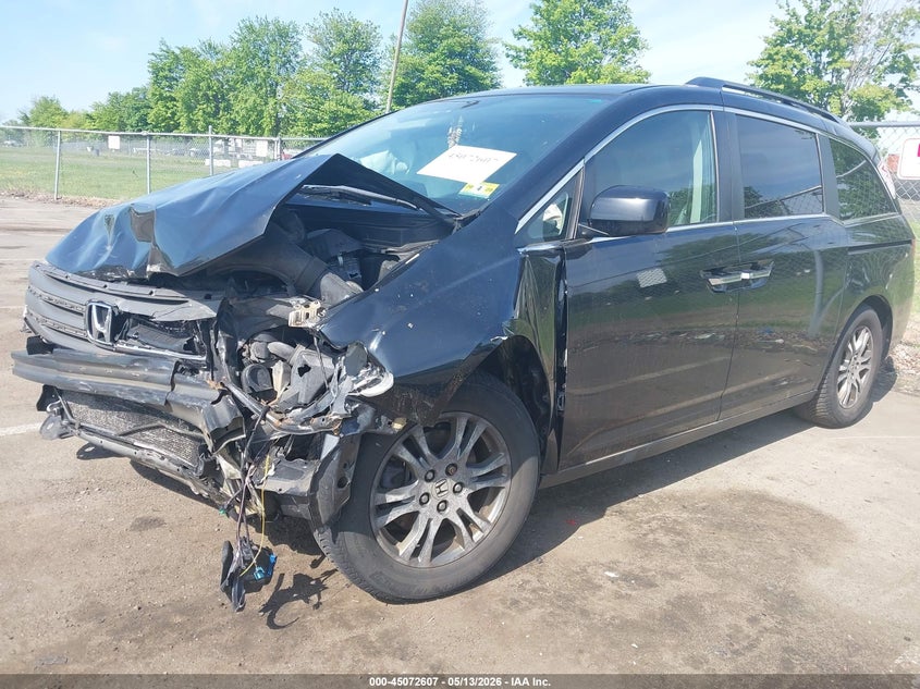 2013 Honda Odyssey Ex-L 5FNRL5H63DB043596 photo 1
