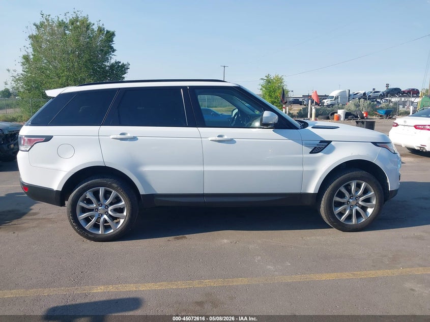 2014 Land Rover Range Rover Sport 3.0L V6 Supercharged Hse VIN: SALWR2WF2EA396482 Lot: 45072616