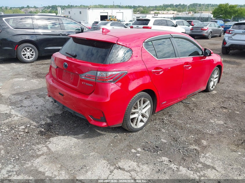 Vin: jthkd5bh4e2194331, lot: 45570190, lexus ct 200h 20144