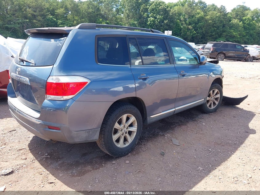 Vin: 5tdza3eh4cs018796, lot: 45570198, toyota highlander 20124