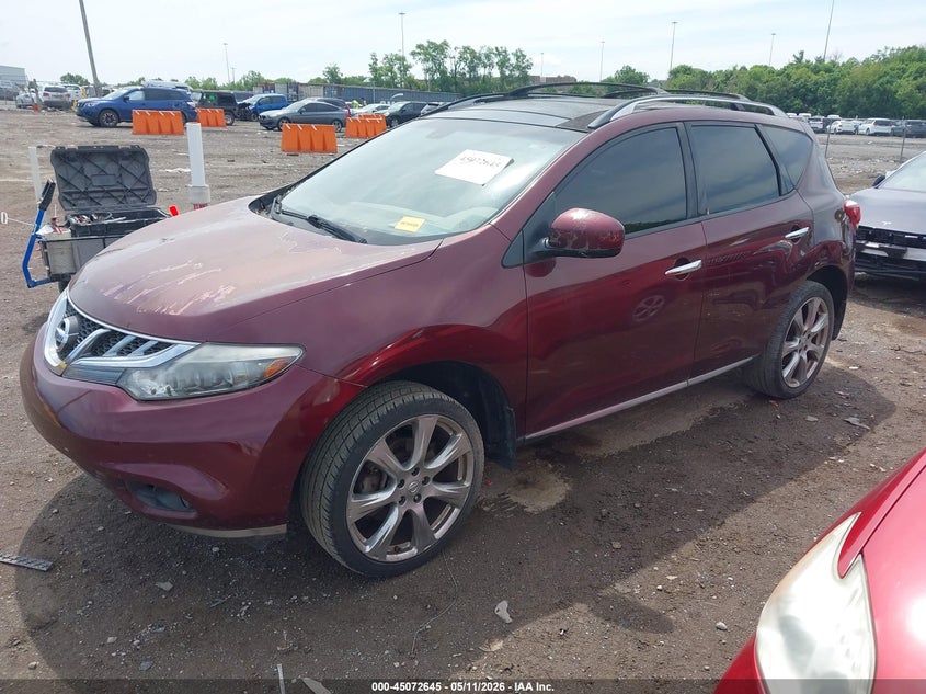 2012 Nissan Murano Le JN8AZ1MU9CW116218 photo 1