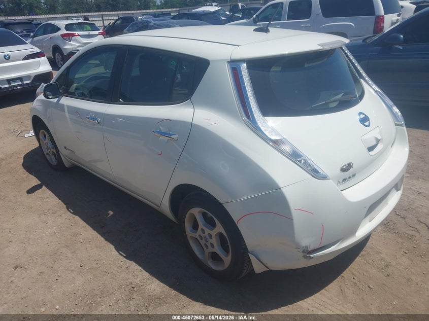 Vin: 1n4bz0cp6hc306496, lot: 45570206, nissan leaf s 20173