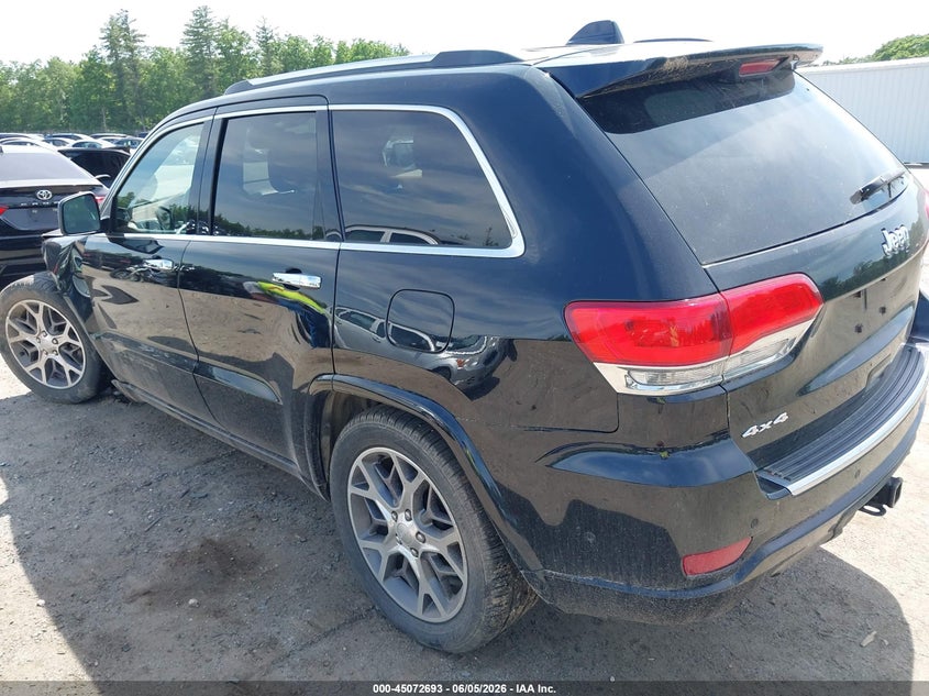 Vin: 1c4rjfcg4mc501381, lot: 45570247, jeep grand cherokee overland 4x4 20213